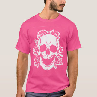 Horror Skull Skull Art Skull Gott tungt Metall T Shirt