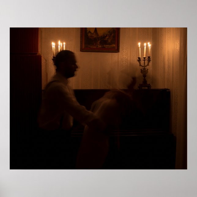 Horror spöken i rummet.. dans par. poster (Framsidan)