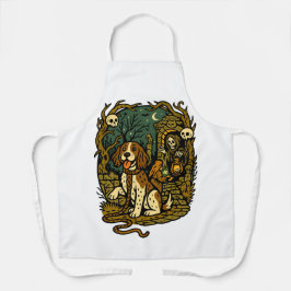 Horror Spooky Skeleton Dog Aesthetic