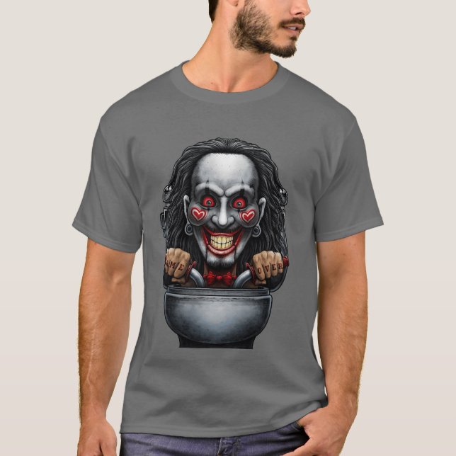 Horror Toalett Monster 11 boy T Shirt (Framsida)