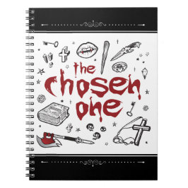 Horror TV Vampire Sayer Theme Write Anteckningsbok