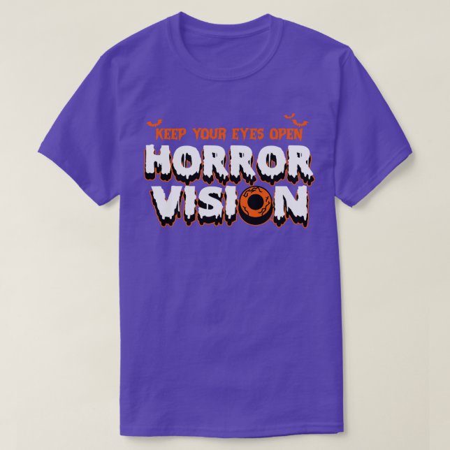 HORROR VISION HALLOWEEM T SHIRT (Design framsida)