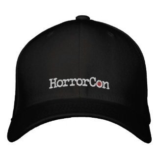 HorrorCon logotyp Embroized Flexfit hat Broderad Keps
