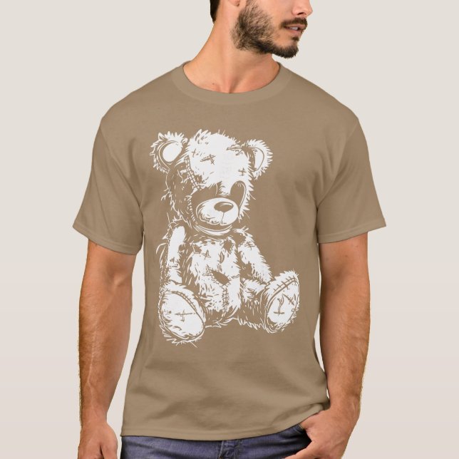 Horroreddy Bear vintage T Shirt (Framsida)