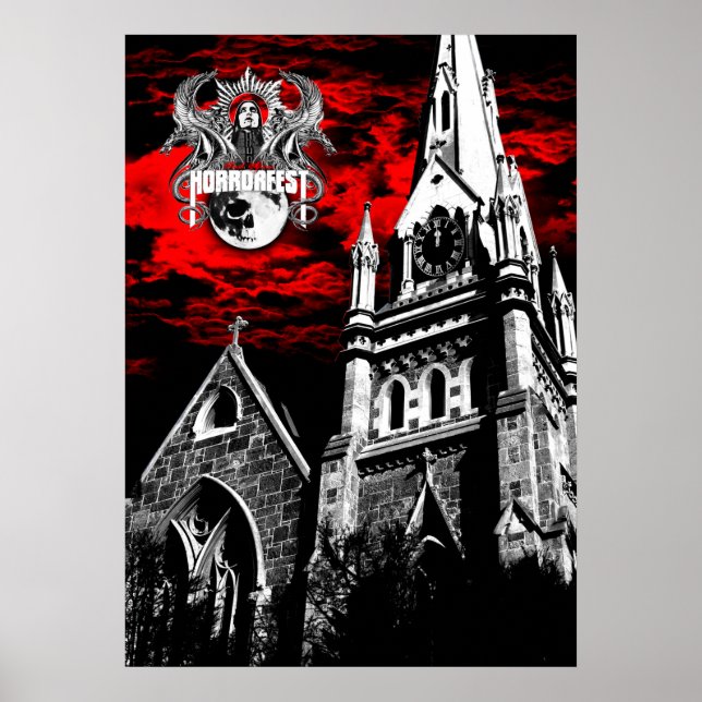HorrorFest Cathedral Poster (Framsidan)