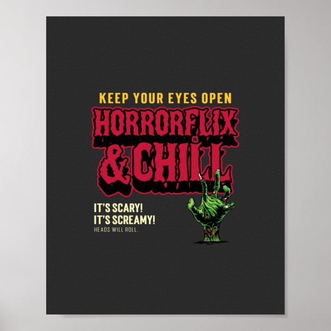 Horrorflix och froll poster (Framsidan)