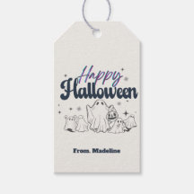 Horrors night Söta Halloween fest-inbjudningar