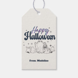 Horrors night Söta Halloween fest-inbjudningar Presentetikett