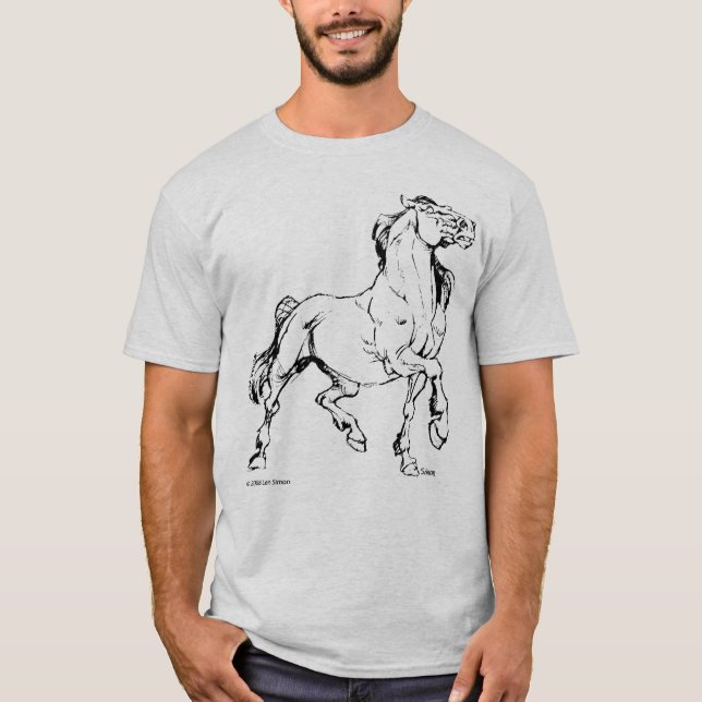 horse2 t shirt (Framsida)