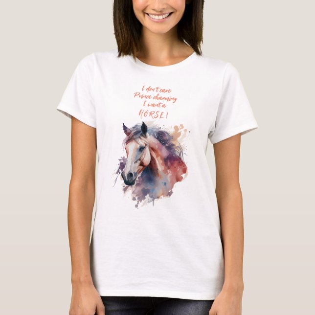 Horse Addict T-Shirt (Framsida)