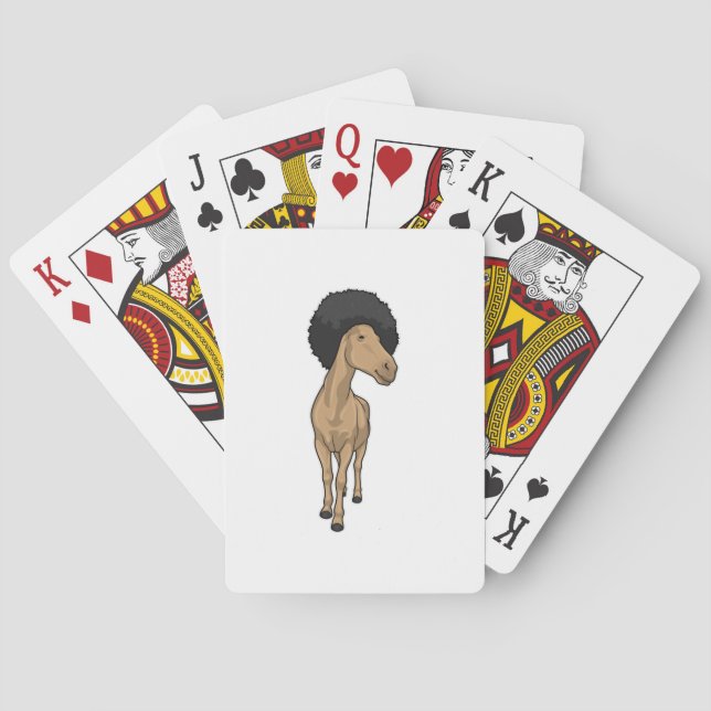Horse Afro Casinokort (Baksidan)