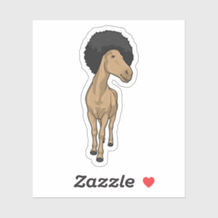 Horse Afro Klistermärken