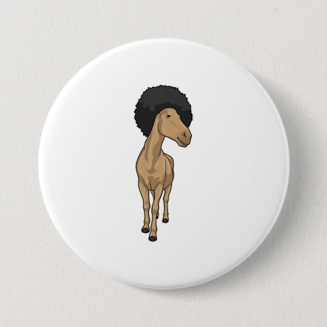 Horse Afro Knapp (Framsida)