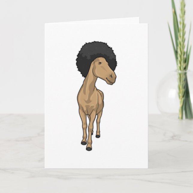 Horse Afro Kort (Framsida)