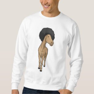 Horse Afro Lång Ärmad Tröja