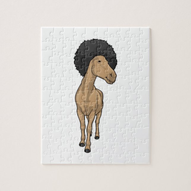 Horse Afro Pussel (Vertikal)