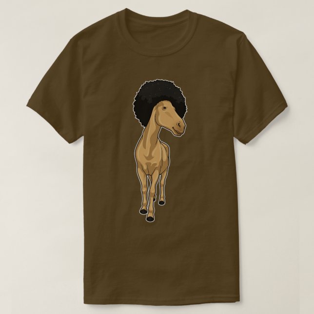 Horse Afro T Shirt (Design framsida)