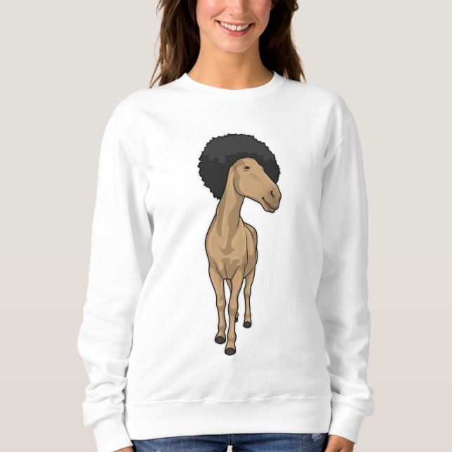 Horse Afro T Shirt (Framsida)