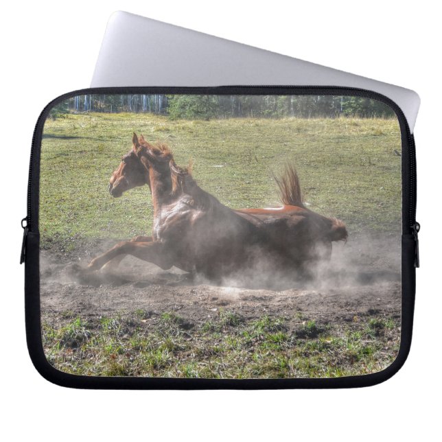 Horse-älskare Equine Ranch Horse Photo Laptop Sleeve (Framsidan)