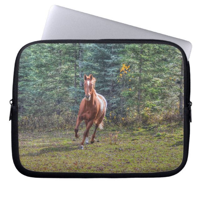 Horse-älskare Equine Ranch Horse Photo Laptop Sleeve (Framsidan)