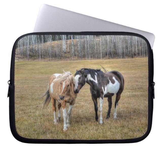 Horse-älskare Equine Ranch Horse Photo Laptop Sleeve (Framsidan)