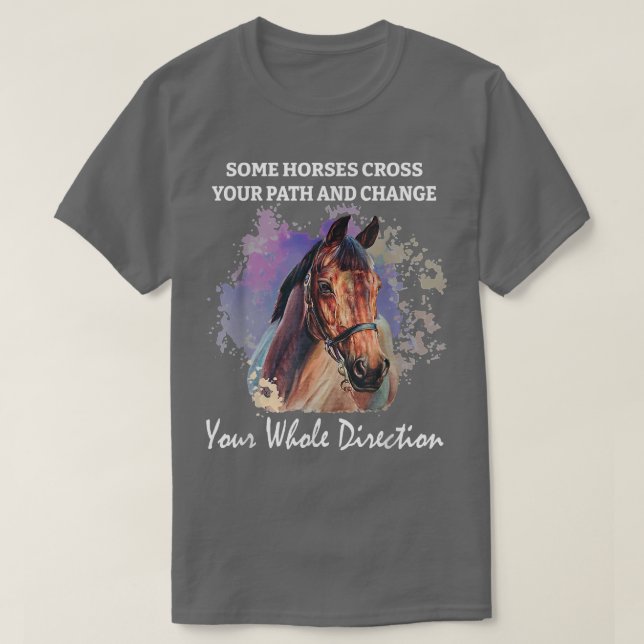 Horse Andlig Motivation Equestrian Horse Rider T Shirt (Design framsida)