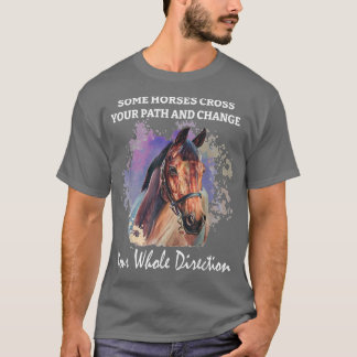Horse Andlig Motivation Equestrian Horse Rider T Shirt