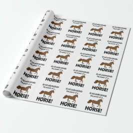 Horse Animal Funny  Presentpapper