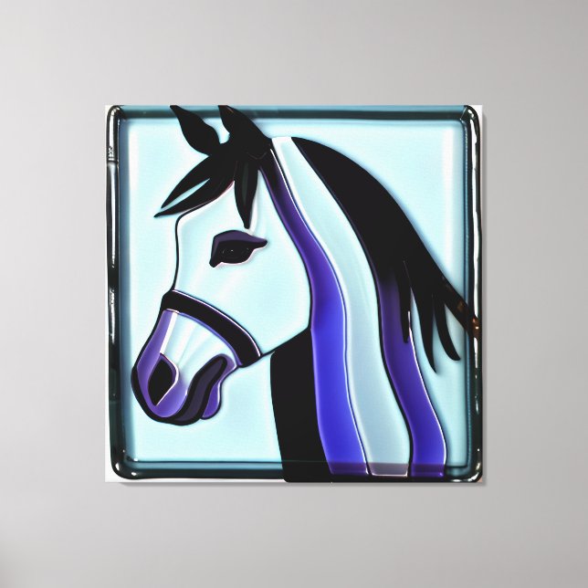 Horse Ansikte, Canvas Art (Framsida)