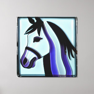 Horse Ansikte, Canvas Art