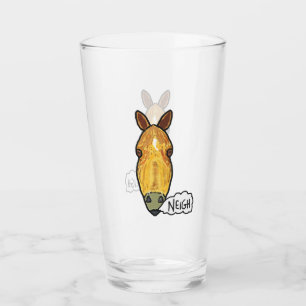 Horse Ansikte Neigh Glaskopp