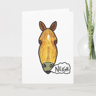 Horse Ansikte Neigh Kort