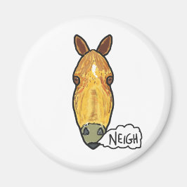 Horse Ansikte Neigh Magnet