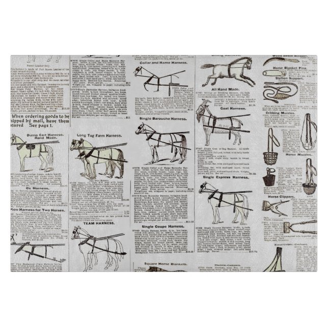 Horse Antique Repress Newspaper Art (Framsidan)