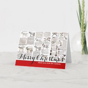 Horse Antique Repress Newspaper Art Helgkort