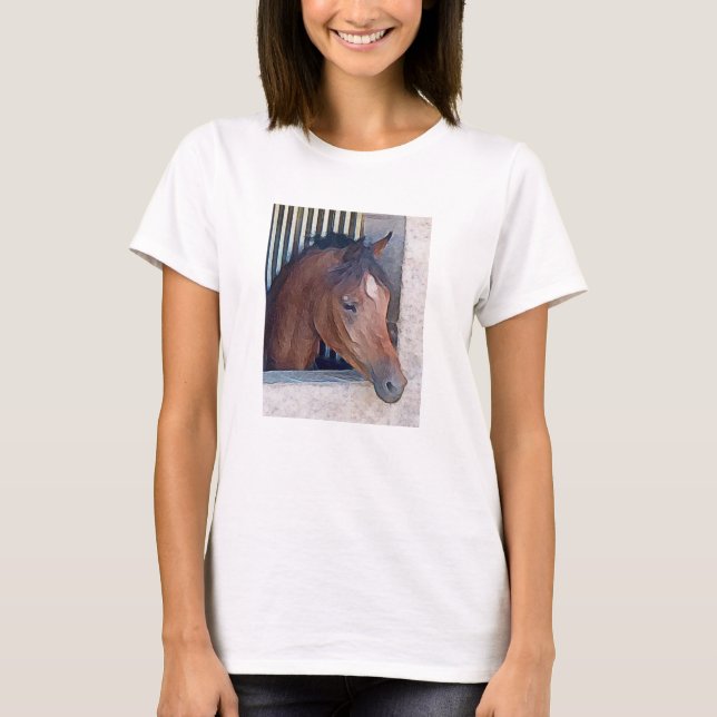 Horse Arabian Beauty T-Shirt (Framsida)