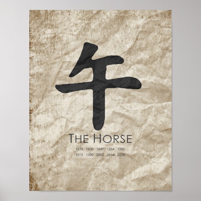 Horse-året Poster (Framsidan)