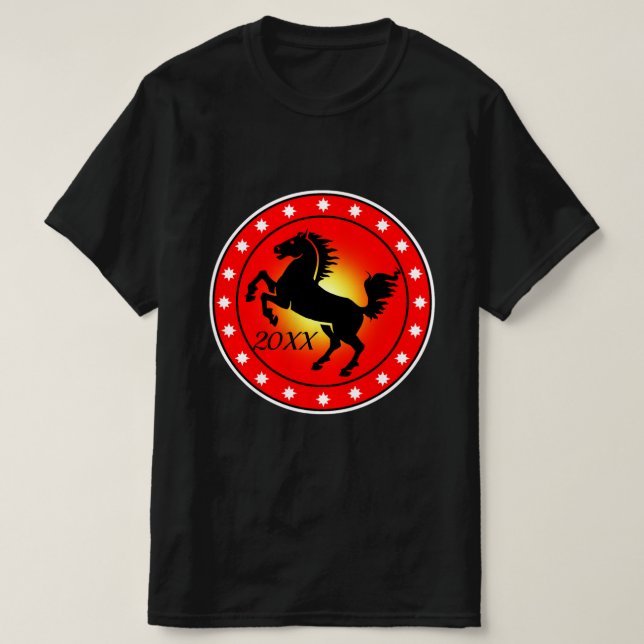 Horse-året T Shirt (Design framsida)