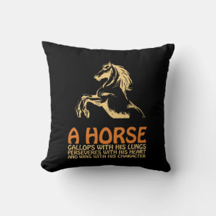 Horse Art A Horse Gallops Kudde