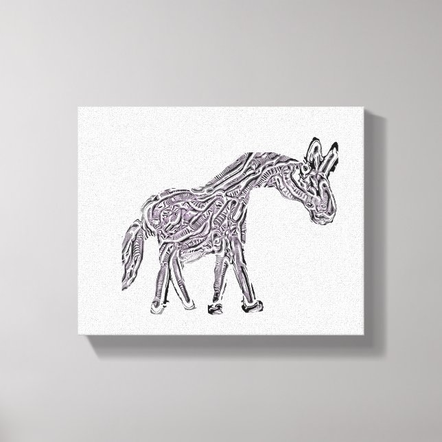 Horse Art Canvastryck (Framsida)