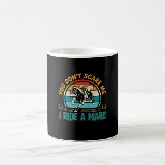 Horse Art Du Skrämmer mig inte Kaffemugg