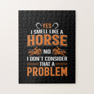 Horse Art Ja, jag blöder som en häst Pussel