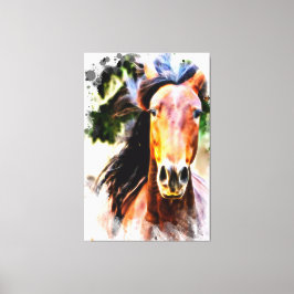 *~* Horse Artistic Equine AR22 Artsy Kanvastryck