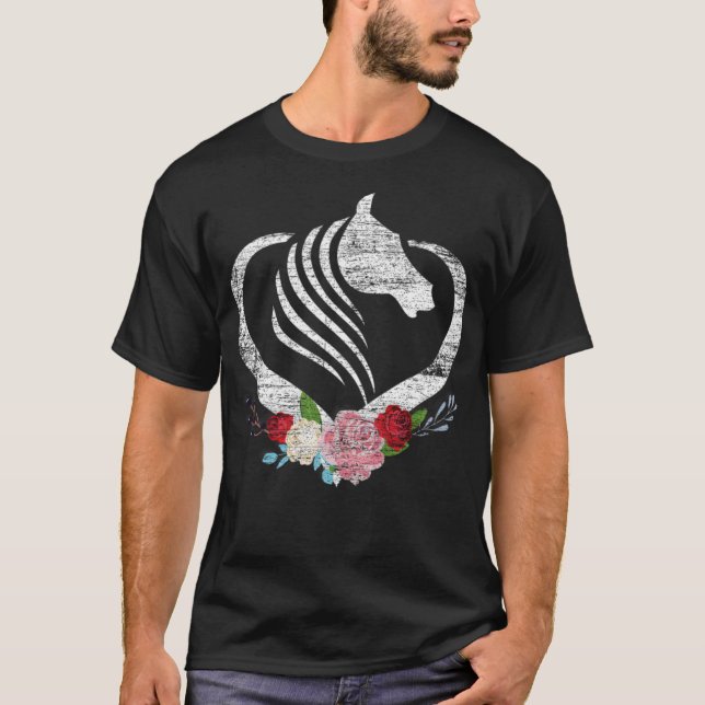 Horse Artsy ranch T Shirt (Framsida)