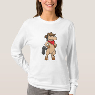 Horse as Cowboy T Shirt