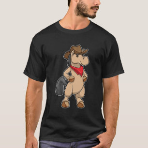 Horse as Cowboy T Shirt