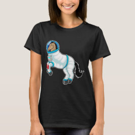 Horse Astronaut Space T Shirt