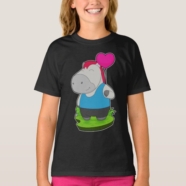 Horse Balloon T Shirt (Framsida)