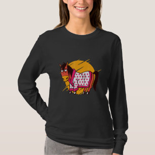 Horse Bathrobe Horse Silhouette Bath Horse T Shirt