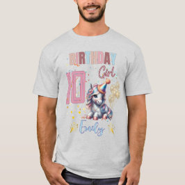 Horse Birthday Girl Equestrian Party Design T Shirt